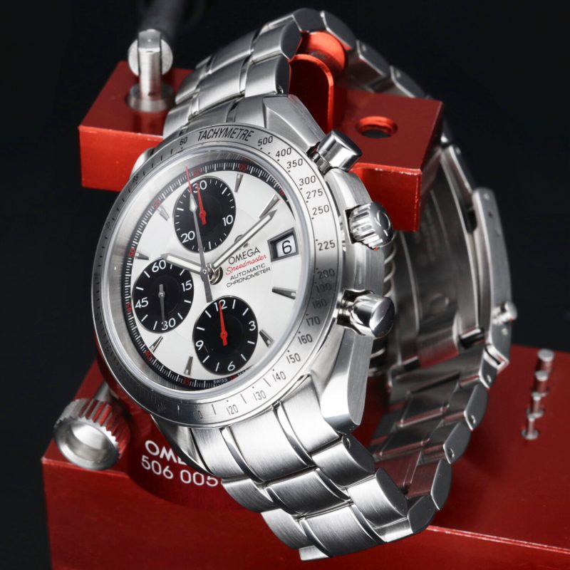 ca. 2012 Omega 32113100 Speedmaster Date Automatic 40mm. Box+Cards+Omega Serviced - Image 6
