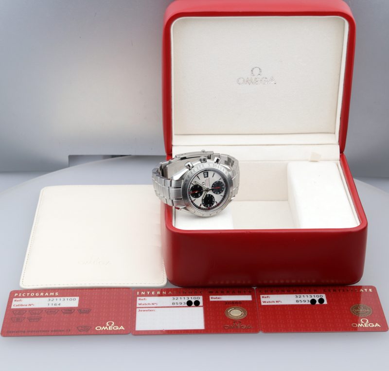 ca. 2012 Omega 32113100 Speedmaster Date Automatic 40mm. Box+Cards+Omega Serviced - Image 16