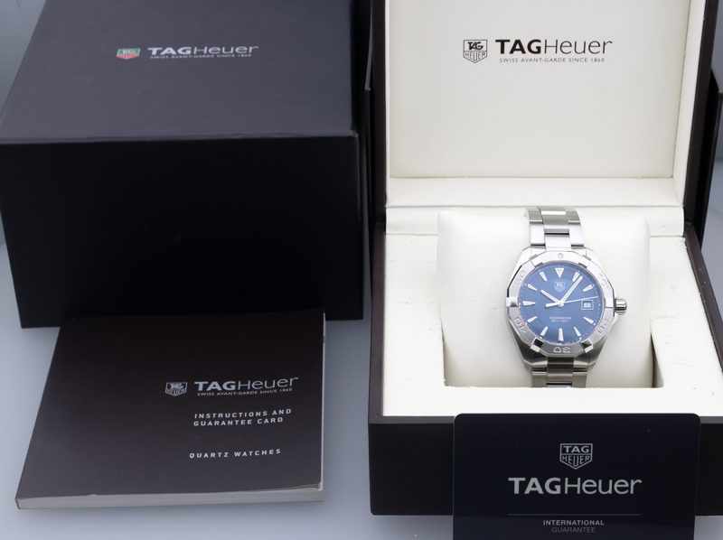 2017 TAG Heuer WAY1112.BA0928 Aquaracer Quarzo 41mm. Scatola+Libretto+Garanzia - immagine 16