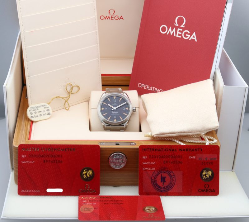 2020 Omega ref. 22010402001001 Seamaster Railmaster 40mm, Scatola, Garanzia, Libretto, Cartellino - immagine 16