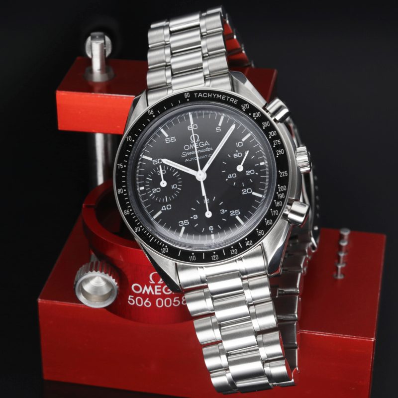 ca. 1996 Omega Reduced 35105000 Speedmaster Automatic 39mm Box, Card, Booklets, Hang Tag, Omega Serviced - Image 5
