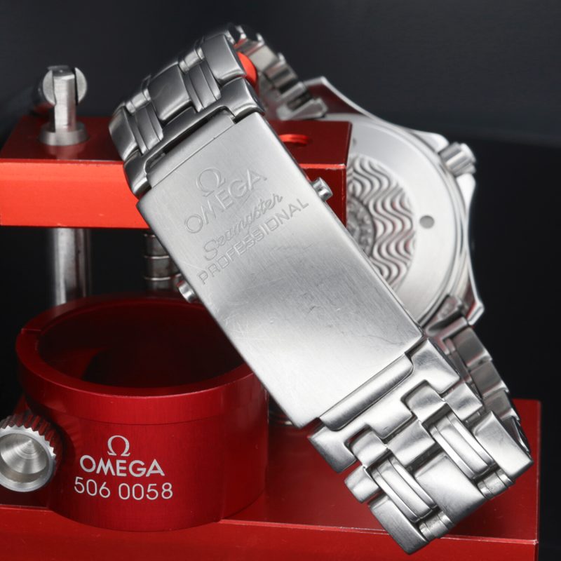 2002 ca. Non Lucidato Omega ref. 25318000 Bond Seamaster 300M Automatico 41mm Scatola, Garanzia, Libretto - immagine 7