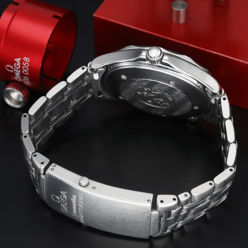 2002 ca. Non Lucidato Omega ref. 25318000 Bond Seamaster 300M Automatico 41mm Scatola, Garanzia, Libretto - immagine 11