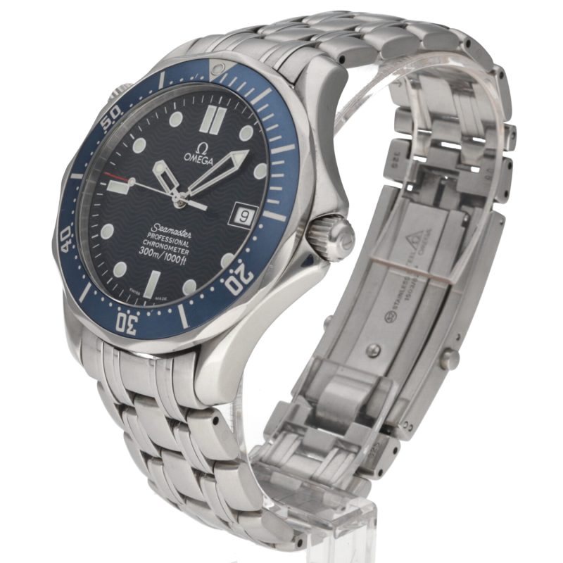 2002 ca. Non Lucidato Omega ref. 25318000 Bond Seamaster 300M Automatico 41mm Scatola, Garanzia, Libretto - immagine 2