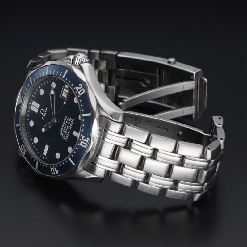 2002 ca. Non Lucidato Omega ref. 25318000 Bond Seamaster 300M Automatico 41mm Scatola, Garanzia, Libretto - immagine 15