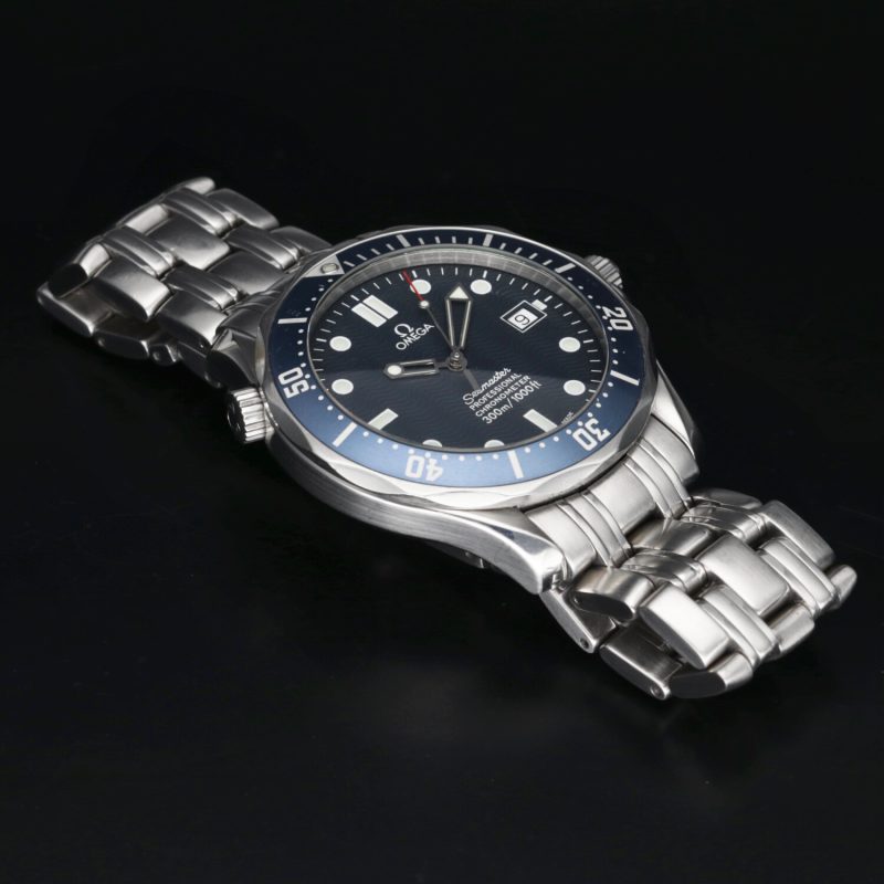 2002 ca. Non Lucidato Omega ref. 25318000 Bond Seamaster 300M Automatico 41mm Scatola, Garanzia, Libretto - immagine 12