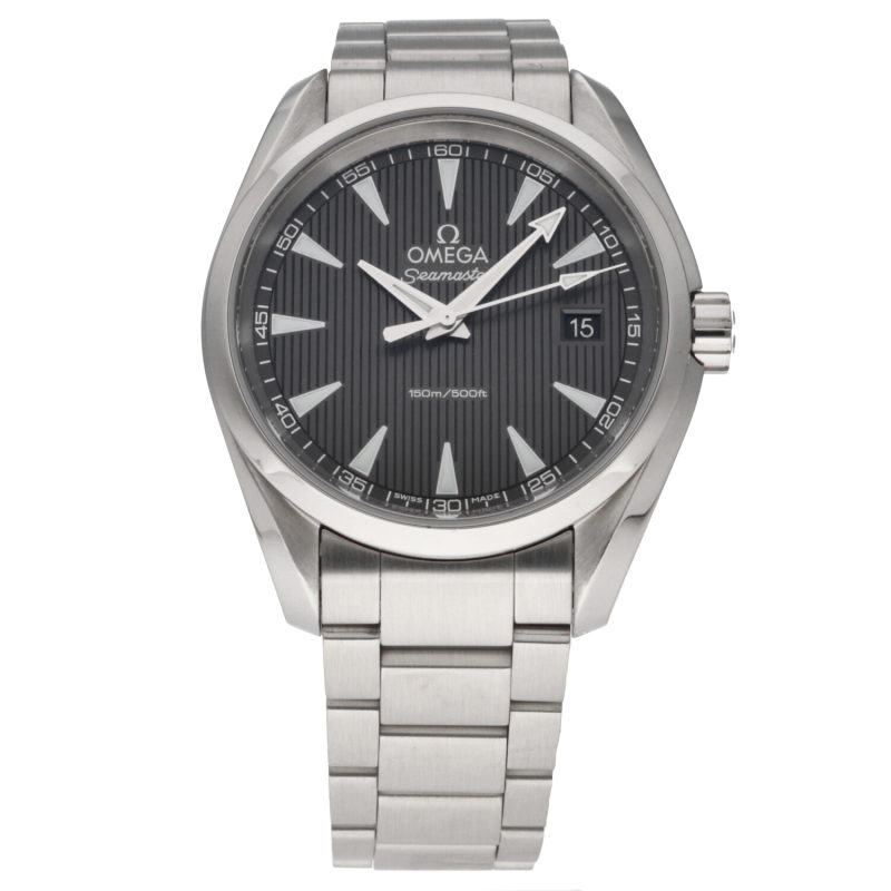2017 ca. Omega ref. 23110396006001 Seamaster Aqua Terra Quarzo 38.5mm Full-set, Revisionato Omega - immagine 3