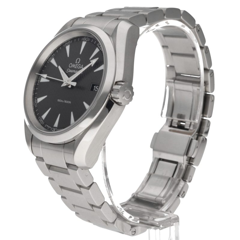 2017 ca. Omega ref. 23110396006001 Seamaster Aqua Terra Quarzo 38.5mm Full-set, Revisionato Omega - immagine 2