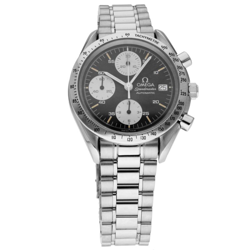 1993 Omega 35115000 Speedmaster Date 39mm Reverse Panda Dial, Omega Serviced, Full-set - Image 3