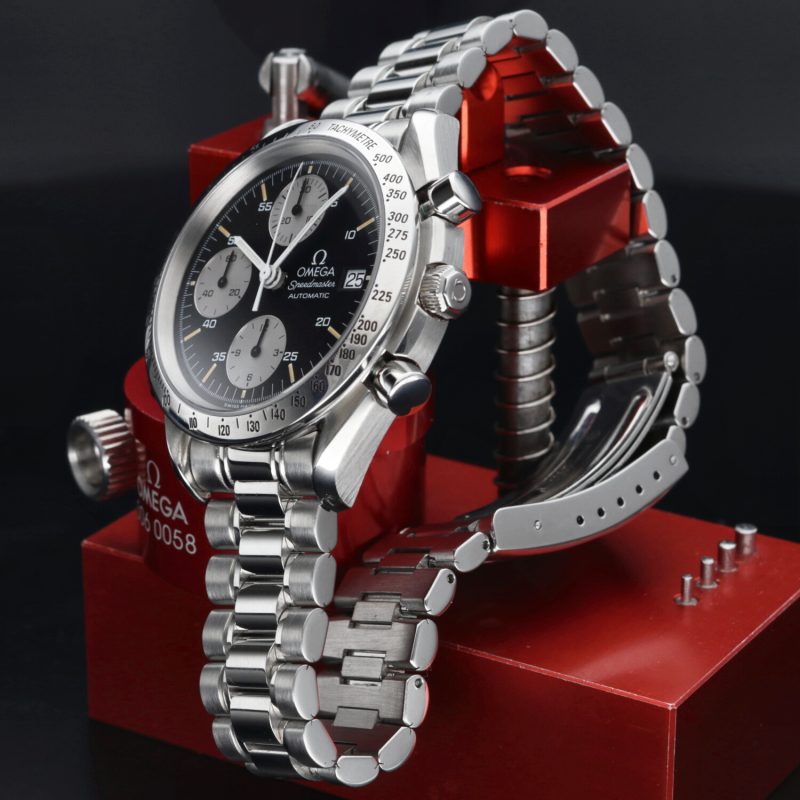 1993 Omega 35115000 Speedmaster Date 39mm Reverse Panda Dial, Omega Serviced, Full-set - Image 6