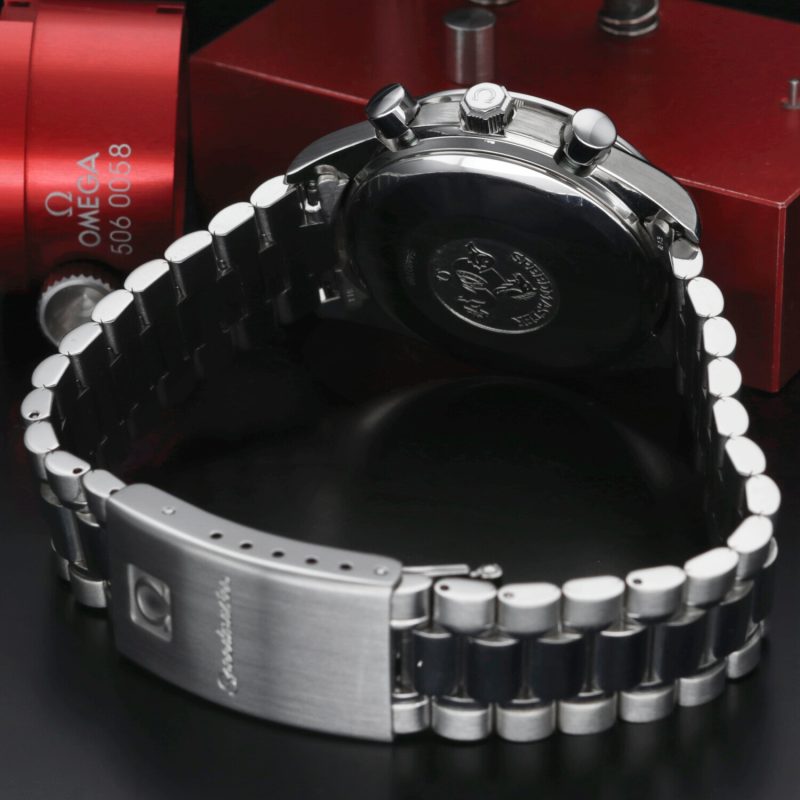1993 Omega 35115000 Speedmaster Date 39mm Reverse Panda Dial, Omega Serviced, Full-set - Image 11