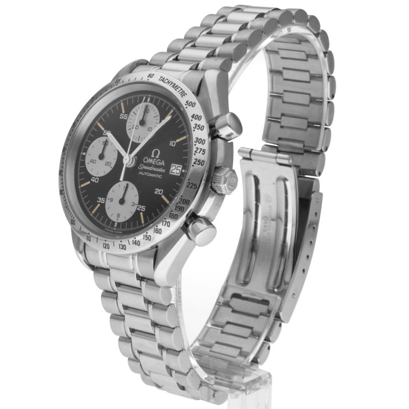 1993 Omega 35115000 Speedmaster Date 39mm Reverse Panda Dial, Omega Serviced, Full-set - Image 2