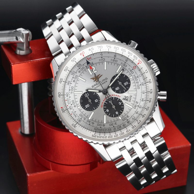 2003 Breitling ref. A41322 Navitimer 50th Anniversary Acciaio Automatico 42 mm Full-set - immagine 5