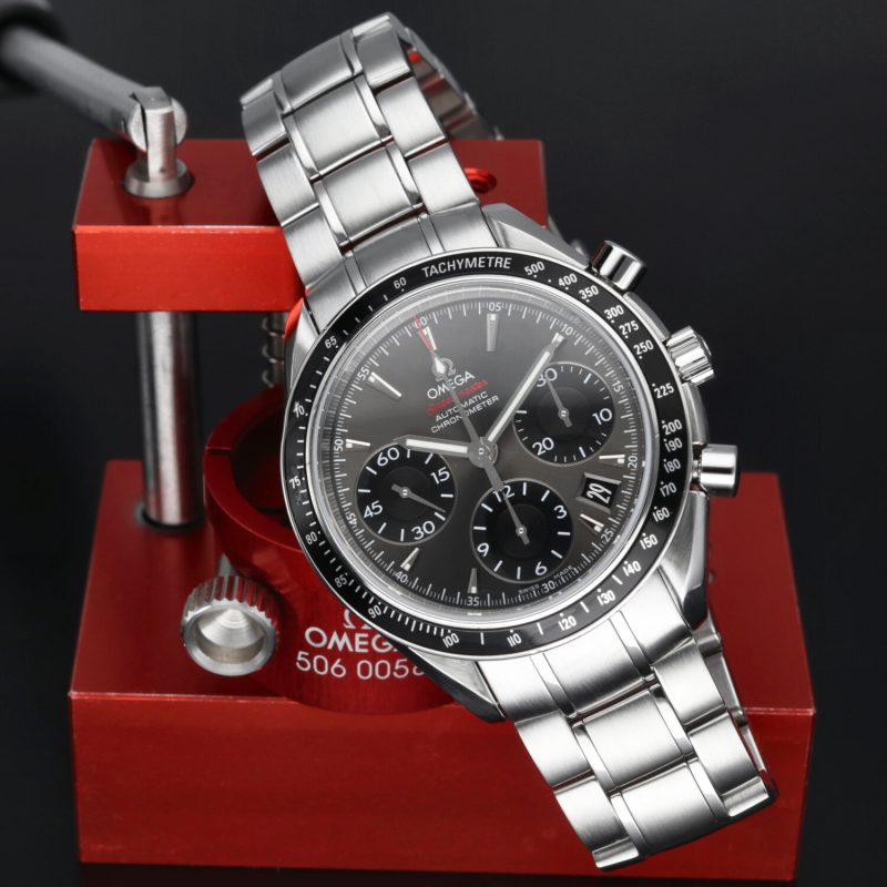ca. 2018 Omega ref. 32330404006001 Speedmaster Date Automatic 40 mm. Box, Cards, Booklet, Omega Serviced - Image 5