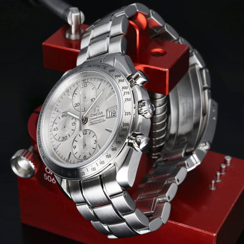 2008 Omega ref. 32113000 Speedmaster Data Automatico 40 mm Scatola, Garanzia, Libretto - immagine 6