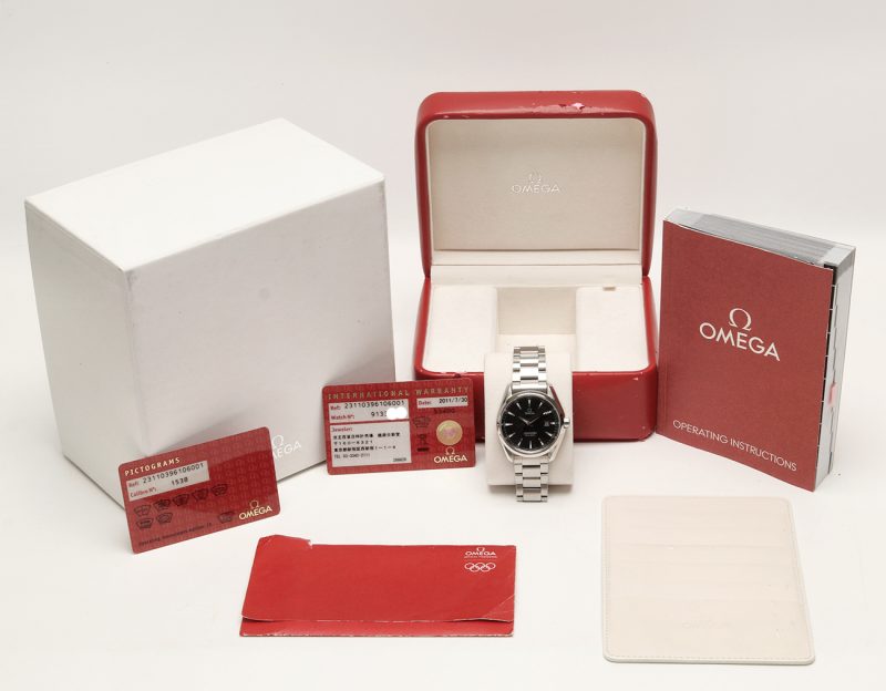 2011 Omega Seamaster Aqua Terra 150M Quarzo 23110396106001 38.5mm Full Set - immagine 16