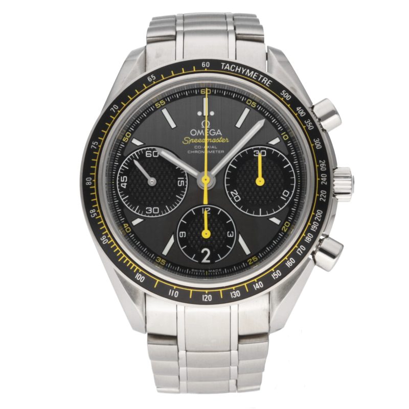 2017 Unpolished Omega 32630405006001 Speedmaster Racing Co-Axial Chronograph 40 mm Box+Cards+Booklet - Image 3