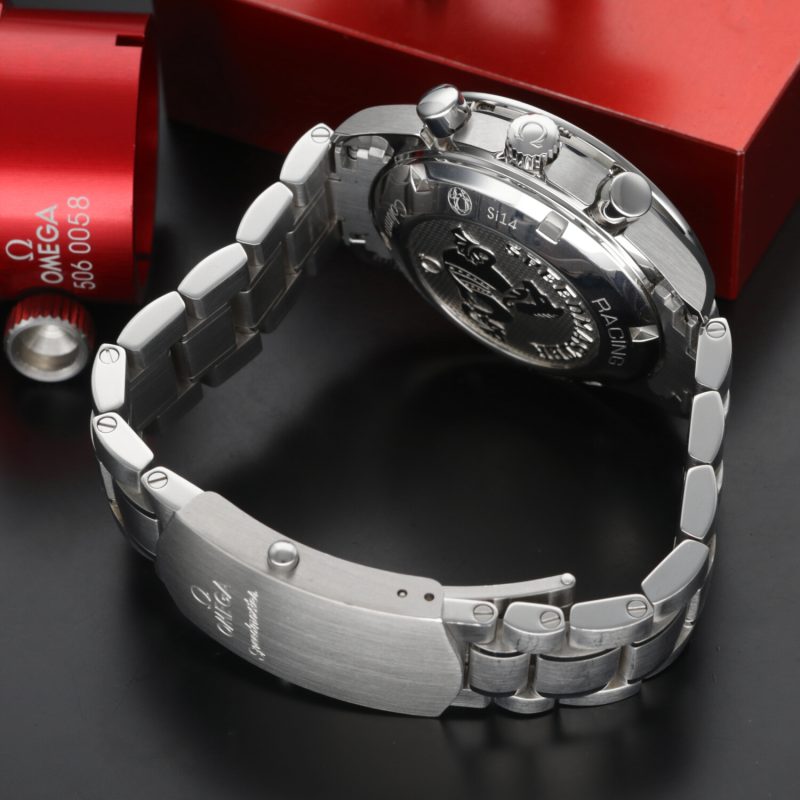 2017 Unpolished Omega 32630405006001 Speedmaster Racing Co-Axial Chronograph 40 mm Box+Cards+Booklet - Image 11