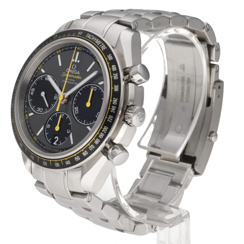 2017 Unpolished Omega 32630405006001 Speedmaster Racing Co-Axial Chronograph 40 mm Box+Cards+Booklet - Image 2