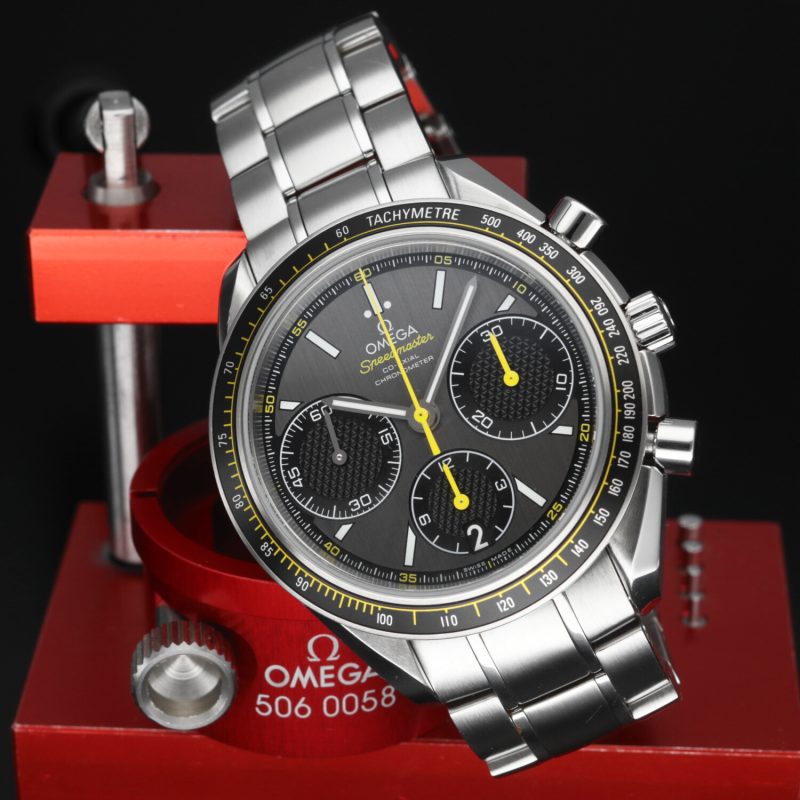 2017 Unpolished Omega 32630405006001 Speedmaster Racing Co-Axial Chronograph 40 mm Box+Cards+Booklet - Image 5
