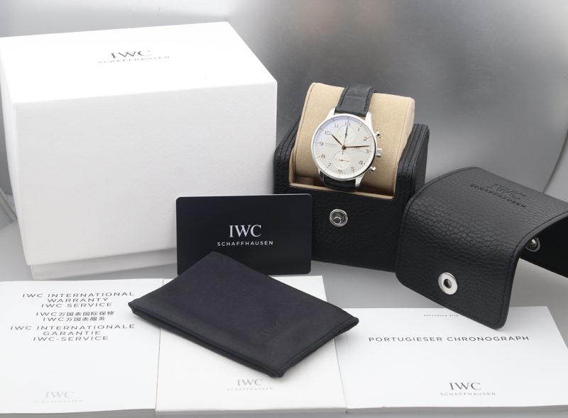 2022 New, Unworn IWC ref. IW371604  Portugieser Chronograph Automatic 41mm Box, Cards, Booklets, Cloth - Image 16