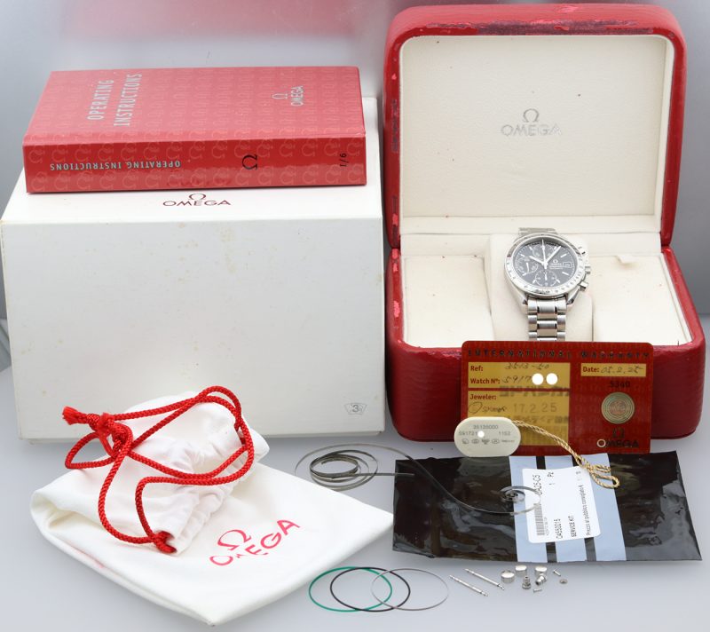 2005 Omega ref. 35135000 Speedmaster Date Automatic 39mm Box+Booklet+Card+Omega Serviced - Image 16