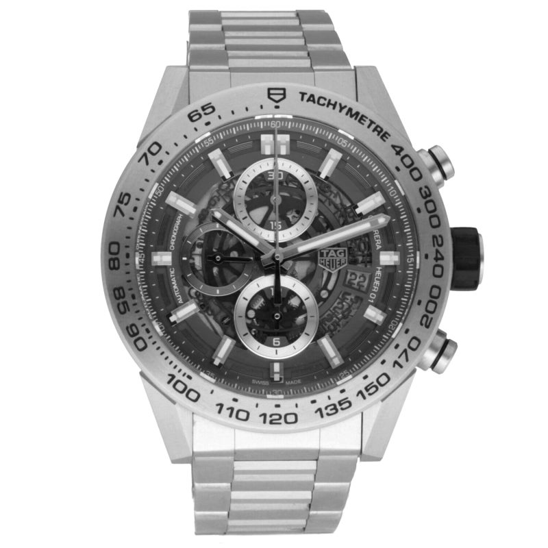 2019 TAG Heuer CAR2A8A.BF0707 Carrera Calibre Heuer 01 Automatico 45 mm Scatola+Garanzia+Libretti - immagine 3