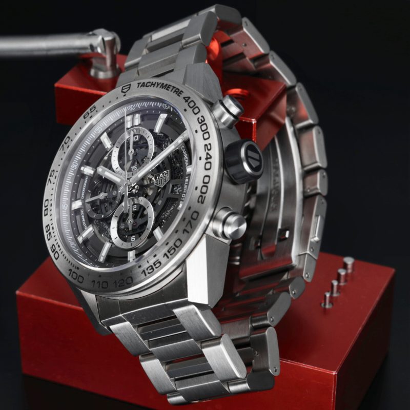 2019 TAG Heuer CAR2A8A.BF0707 Carrera Calibre Heuer 01 Automatico 45 mm Scatola+Garanzia+Libretti - immagine 6