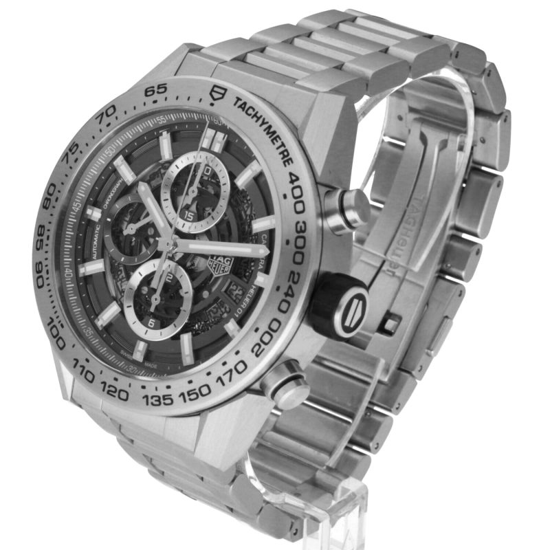 2019 TAG Heuer CAR2A8A.BF0707 Carrera Calibre Heuer 01 Automatico 45 mm Scatola+Garanzia+Libretti - immagine 2