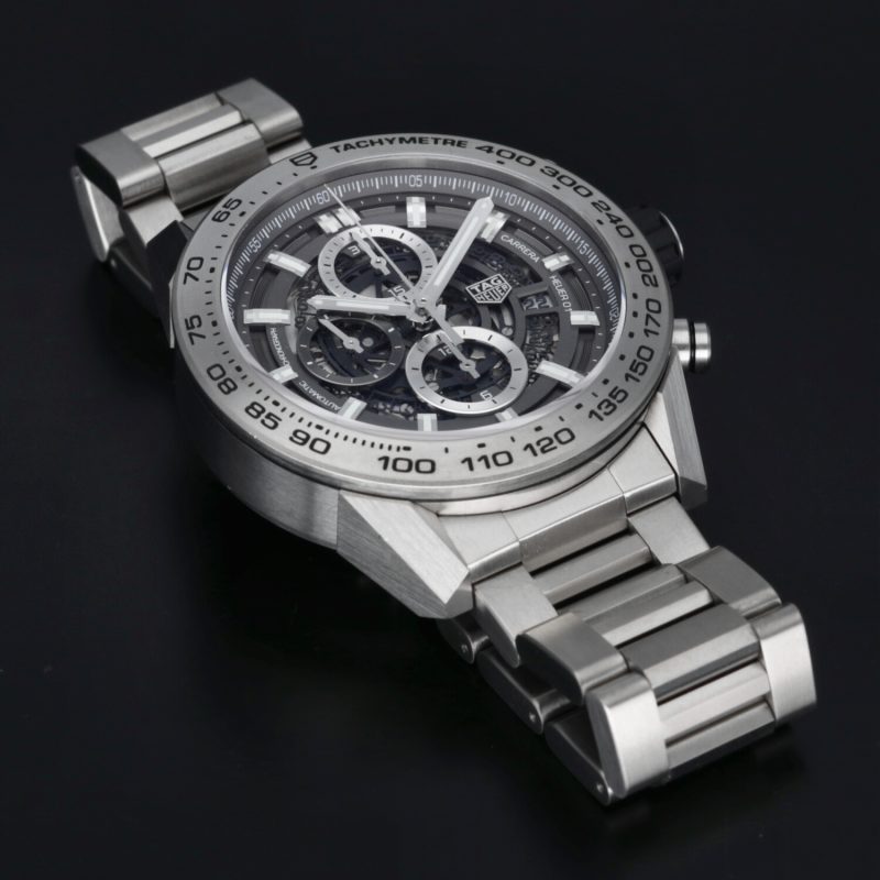 2019 TAG Heuer CAR2A8A.BF0707 Carrera Calibre Heuer 01 Automatico 45 mm Scatola+Garanzia+Libretti - immagine 12