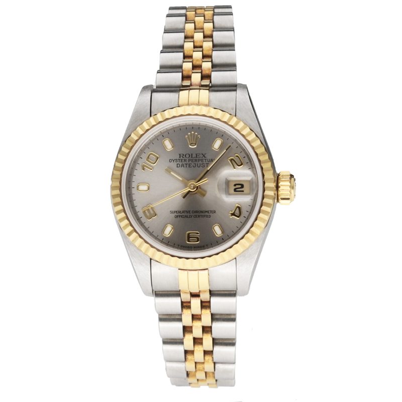1999 Rolex Ladies Two Tone SS x YG Datejust 69173 Automatic 26mm Grey Dial, Full-set - Image 2