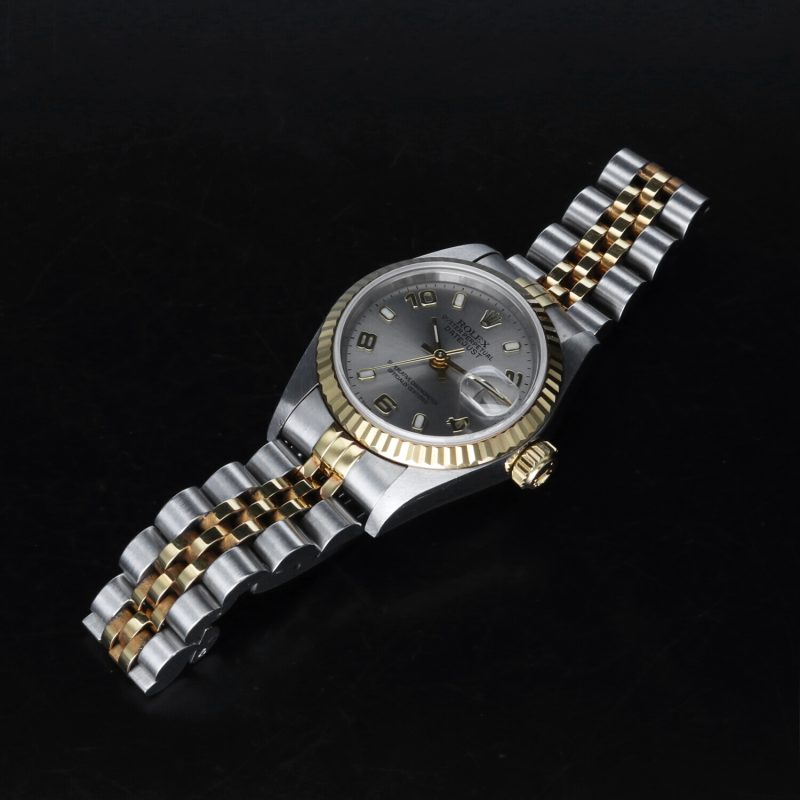 1999 Rolex Ladies Two Tone SS x YG Datejust 69173 Automatic 26mm Grey Dial, Full-set - Image 13