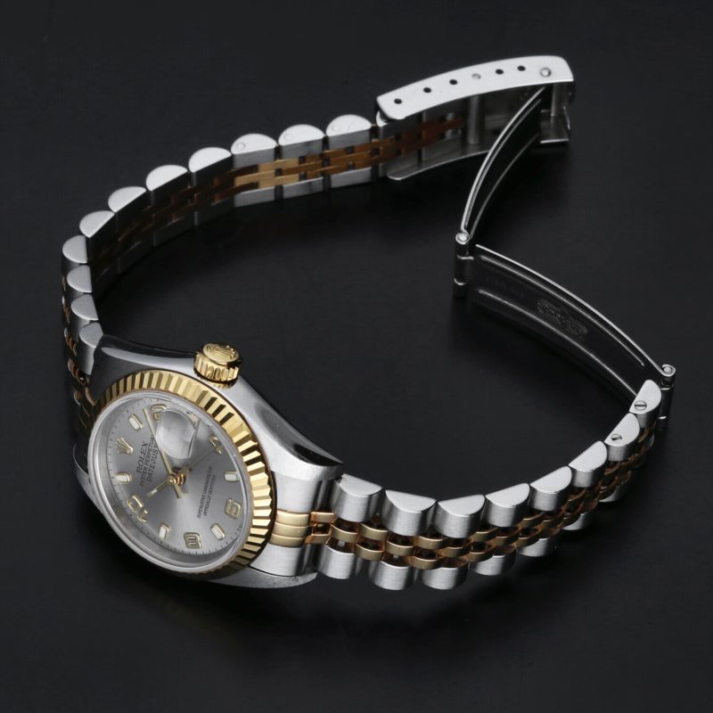 1999 Rolex Ladies Two Tone SS x YG Datejust 69173 Automatic 26mm Grey Dial, Full-set - Image 14