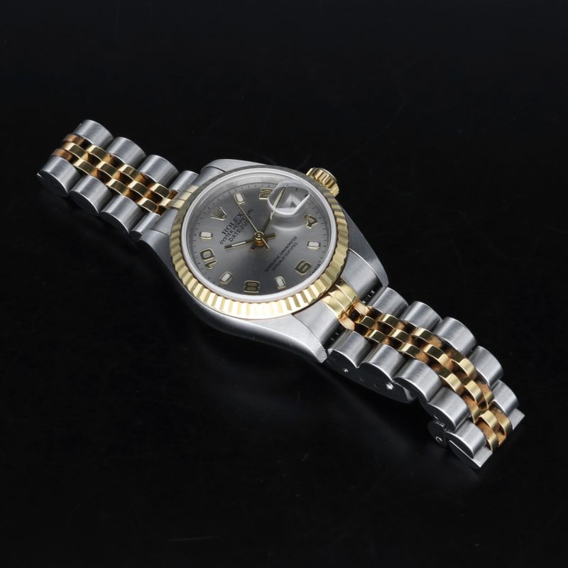 1999 Rolex Ladies Two Tone SS x YG Datejust 69173 Automatic 26mm Grey Dial, Full-set - Image 12