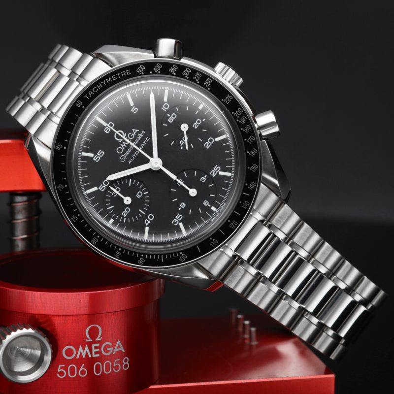 2000 Mai Indossato Omega ref. 35105000 Speedmaster Automatico Reduced 39 mm Scatola, Garanzia, Libretto - immagine 5