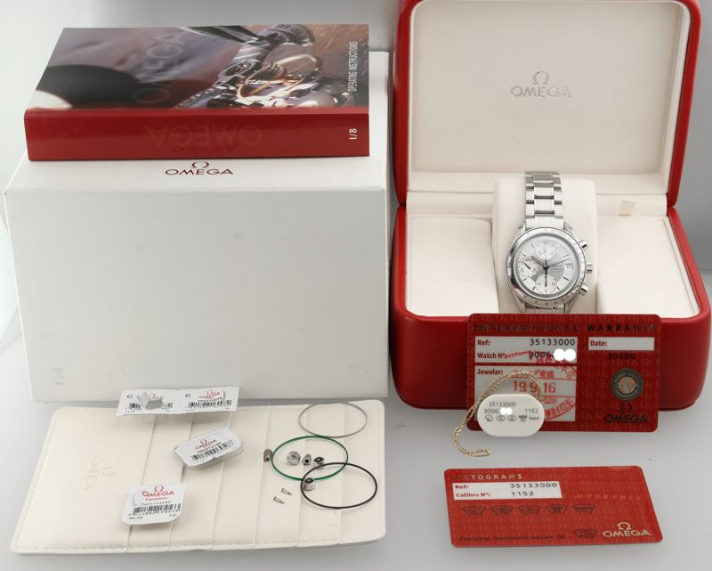 2007 Omega Reduced 35133000 Speedmaster Automatic 39mm Box, Card, Booklet, Hang-tag, Omega Serviced - Image 16