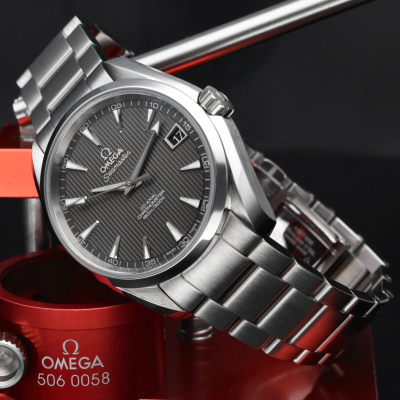 2012 Omega 23110392106001 Seamaster Aqua Terra Automatico 38.5 mm Scatola+Garanzia+Libretto+Revisione Omega - immagine 5