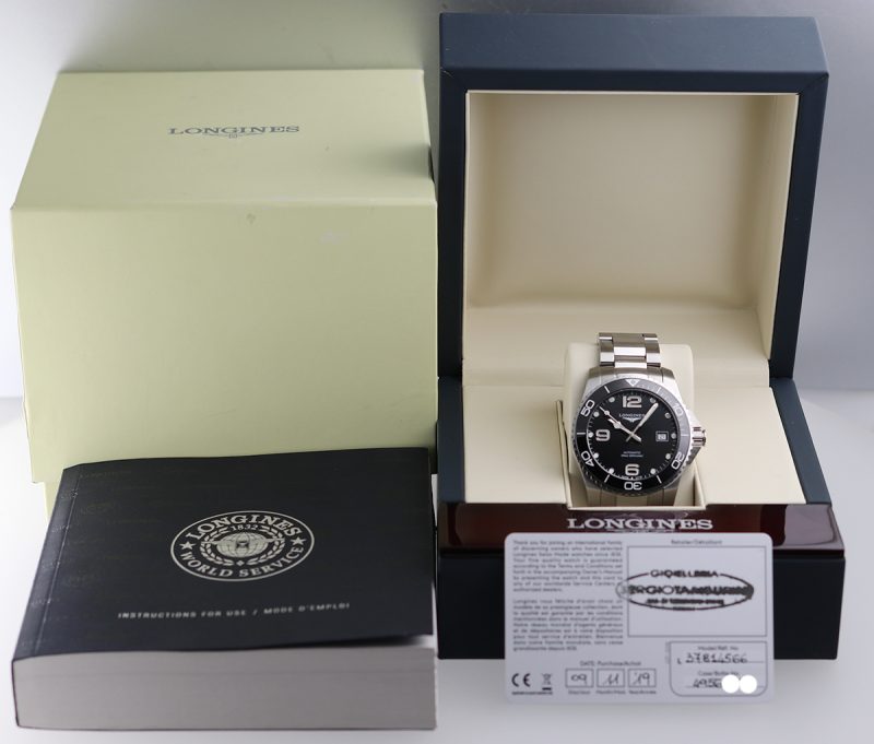 2019 Never Polished Longines ref. L37814566 HydroConquest Automatic 41 mm Box, Papers, Booklet - Image 16