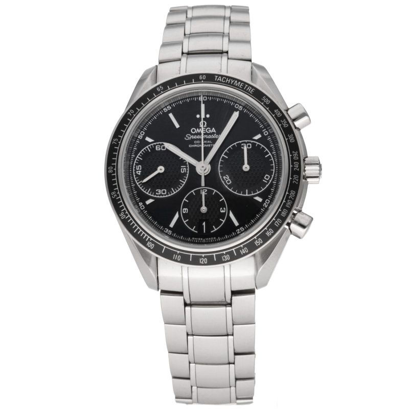 2022 Mai Lucidato Omega 32630405001001 Speedmaster Racing Co-Axial Chronograph 40mm Scatola, Garanzia, Libretto, Cartellino - immagine 3