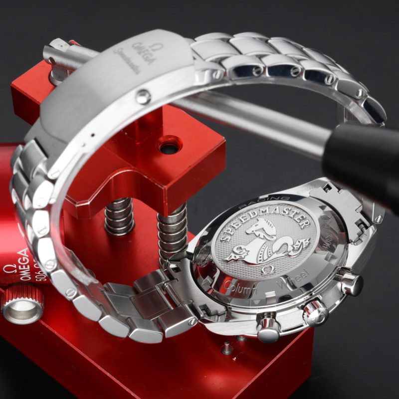2022 Mai Lucidato Omega 32630405001001 Speedmaster Racing Co-Axial Chronograph 40mm Scatola, Garanzia, Libretto, Cartellino - immagine 10
