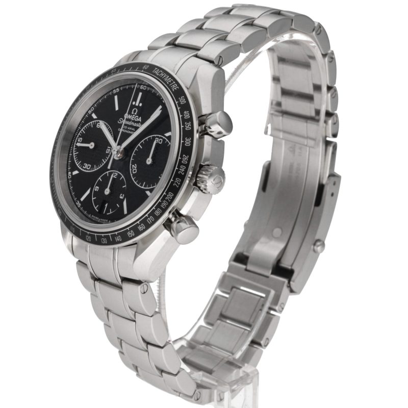 2022 Mai Lucidato Omega 32630405001001 Speedmaster Racing Co-Axial Chronograph 40mm Scatola, Garanzia, Libretto, Cartellino - immagine 2