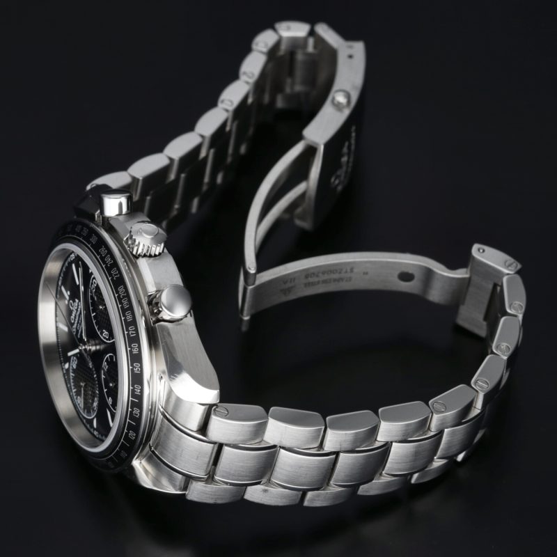2022 Mai Lucidato Omega 32630405001001 Speedmaster Racing Co-Axial Chronograph 40mm Scatola, Garanzia, Libretto, Cartellino - immagine 14
