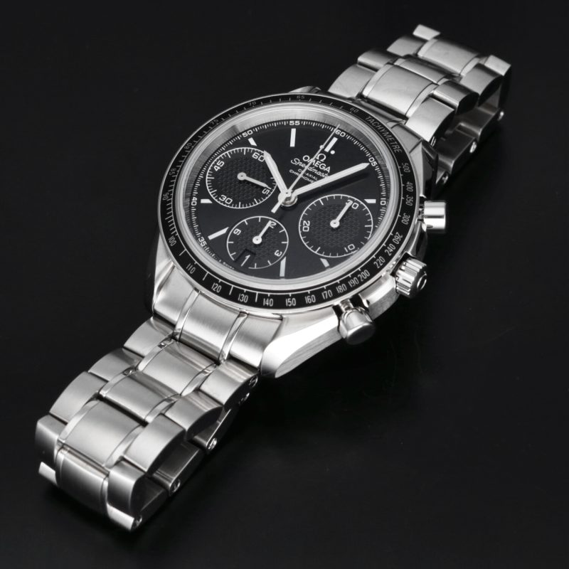 2022 Mai Lucidato Omega 32630405001001 Speedmaster Racing Co-Axial Chronograph 40mm Scatola, Garanzia, Libretto, Cartellino - immagine 13
