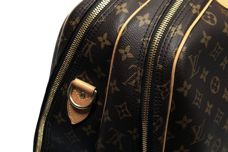 Pre-Loved Borsa da Viaggio Louis Vuitton Alize M41392 Tela Monogram Marrone - immagine 7