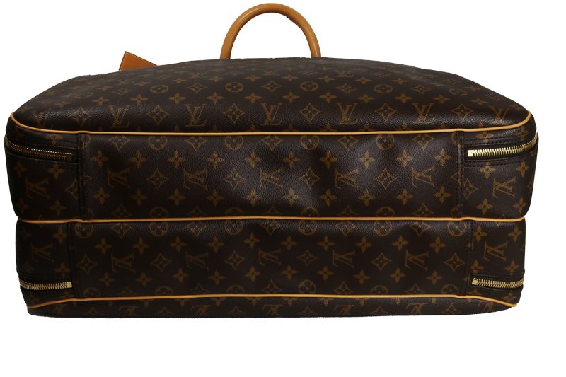 Pre-Loved Borsa da Viaggio Louis Vuitton Alize M41392 Tela Monogram Marrone - immagine 3