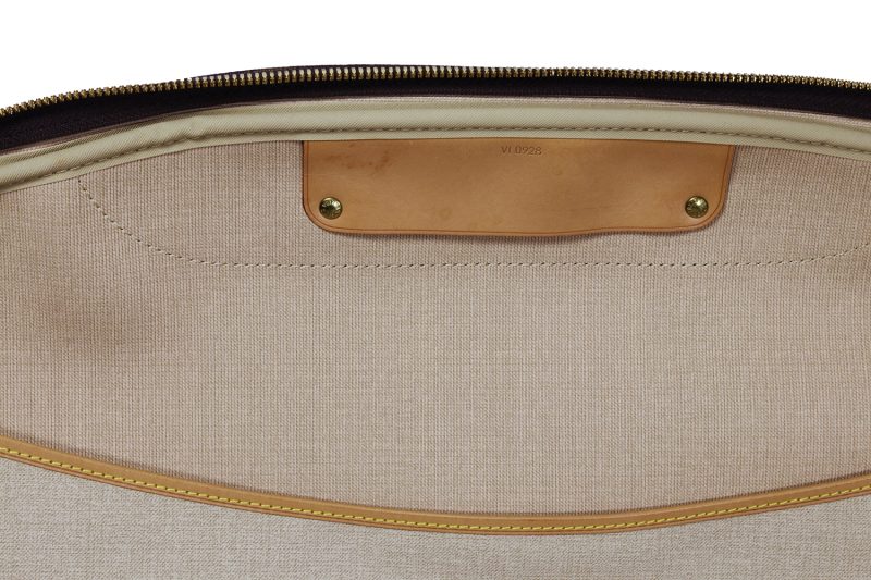 Pre-Loved Borsa da Viaggio Louis Vuitton Alize M41392 Tela Monogram Marrone - immagine 17