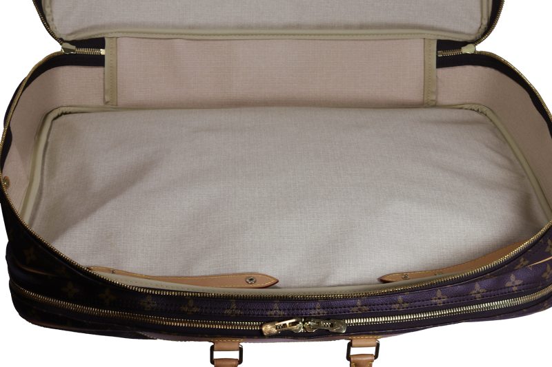 Pre-Loved Borsa da Viaggio Louis Vuitton Alize M41392 Tela Monogram Marrone - immagine 13