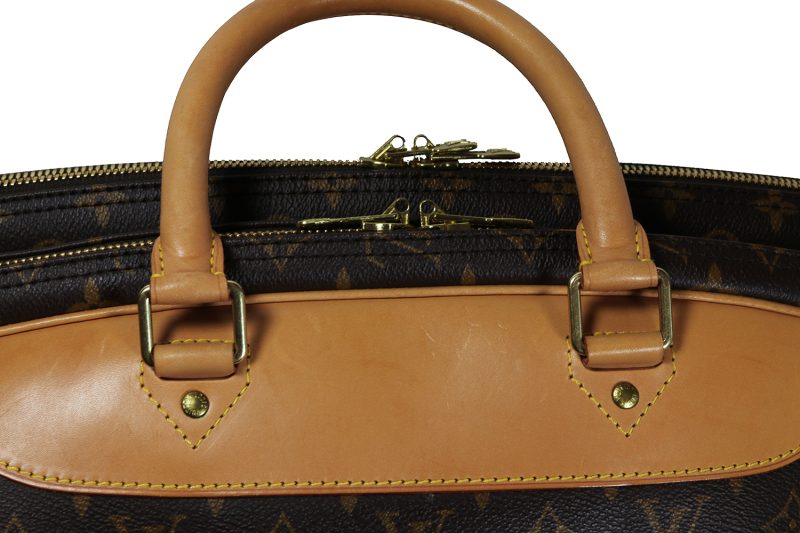 Pre-Loved Borsa da Viaggio Louis Vuitton Alize M41392 Tela Monogram Marrone - immagine 10