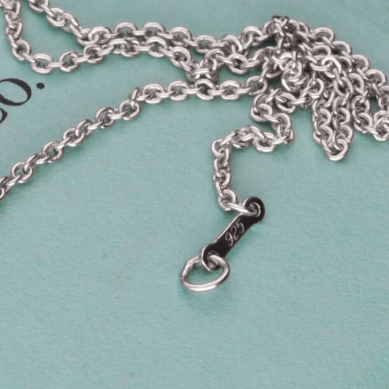 Pre-Loved Tiffany & Co. Open Heart Elsa Peretti Necklace Silver 925 - Image 10