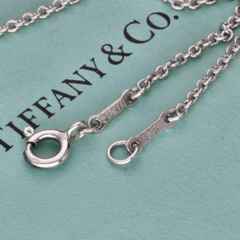Pre-Loved Tiffany & Co. Open Heart Elsa Peretti Necklace Silver 925 - Image 11
